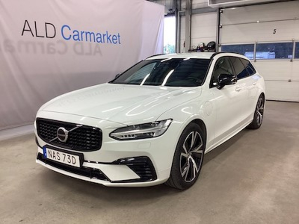 Volvo V90 2.0 T6 recharge awd R-Design, Ljus, H/K, Skinn/Alcantara, Nav, BLIS, B-Kamera, Drag, AUTOMAT