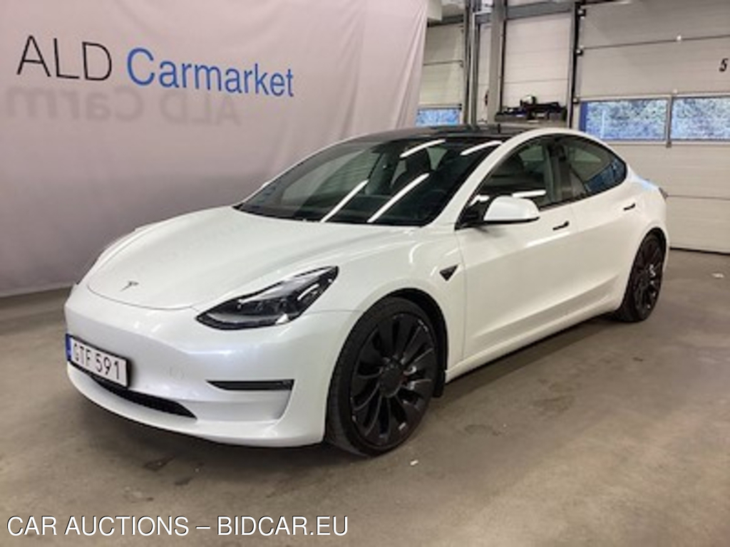 Tesla Model 3 performance awd Skinn, Pano, P-Varmare, Nav, B-Kamera, AUTOMAT