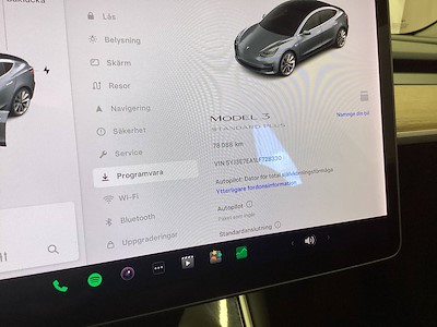 Tesla Model 3 standard range plus Skinn, Pano, P-Varmare, Nav, B-Kamera, AUTOMAT