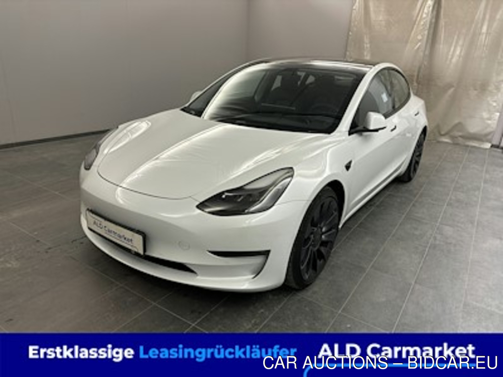 Tesla Model 3 Langstreckenbatt. Allradantrieb Dual Motor Performance Limousine, 4-turig, Direktantrieb, 1-Gang