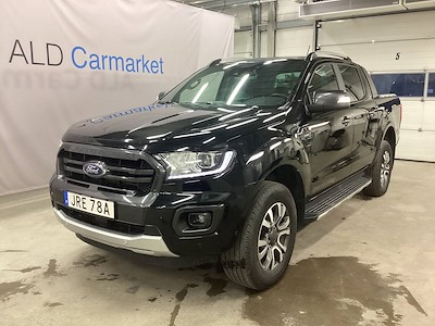 Ford Ranger dubbelhytt 2.0 ecoblue bi-turbo 4x4 Wildtrak Premium Paket, Skinn/Tyg, P-Varmare, Nav, B-Kamera, Drag, AUTOMAT