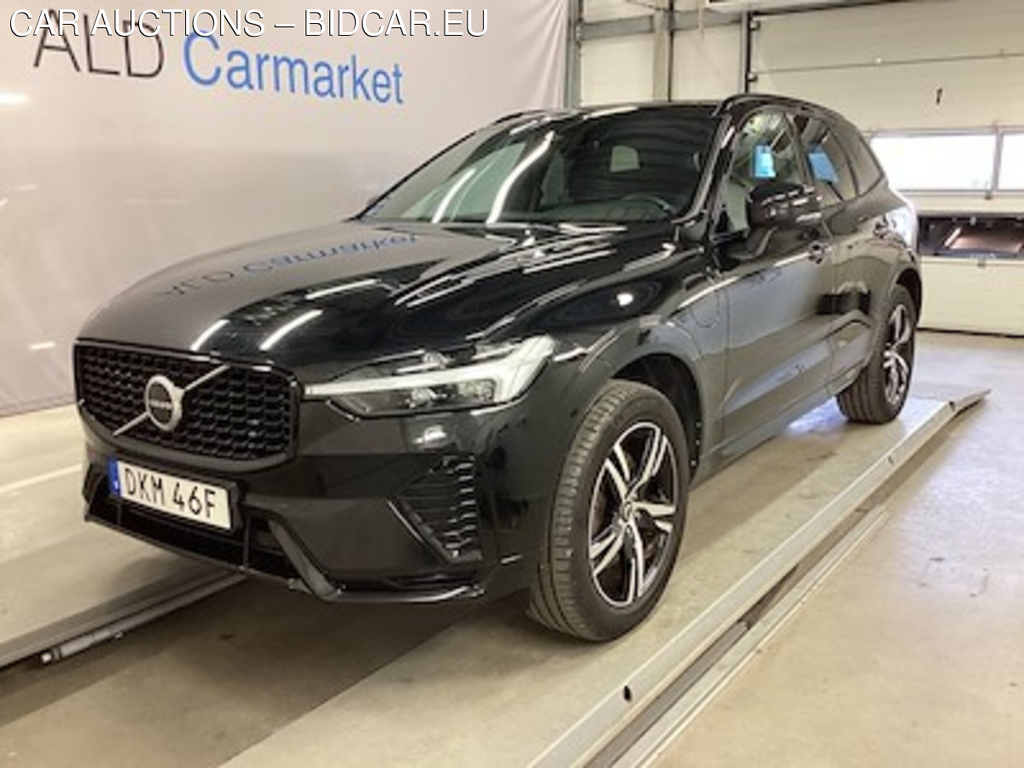 Volvo Xc60 T6 recharge awd R-Design, Skinn/Tyg, PANORAMA, B-Kamera, Drag, AUTOMAT