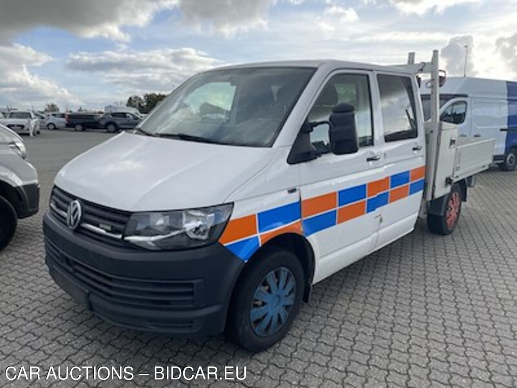 Volkswagen TRANSPORTER 2.0 Tdi 150 Doka U/bagsæde Dsg Bmt Lwb S63