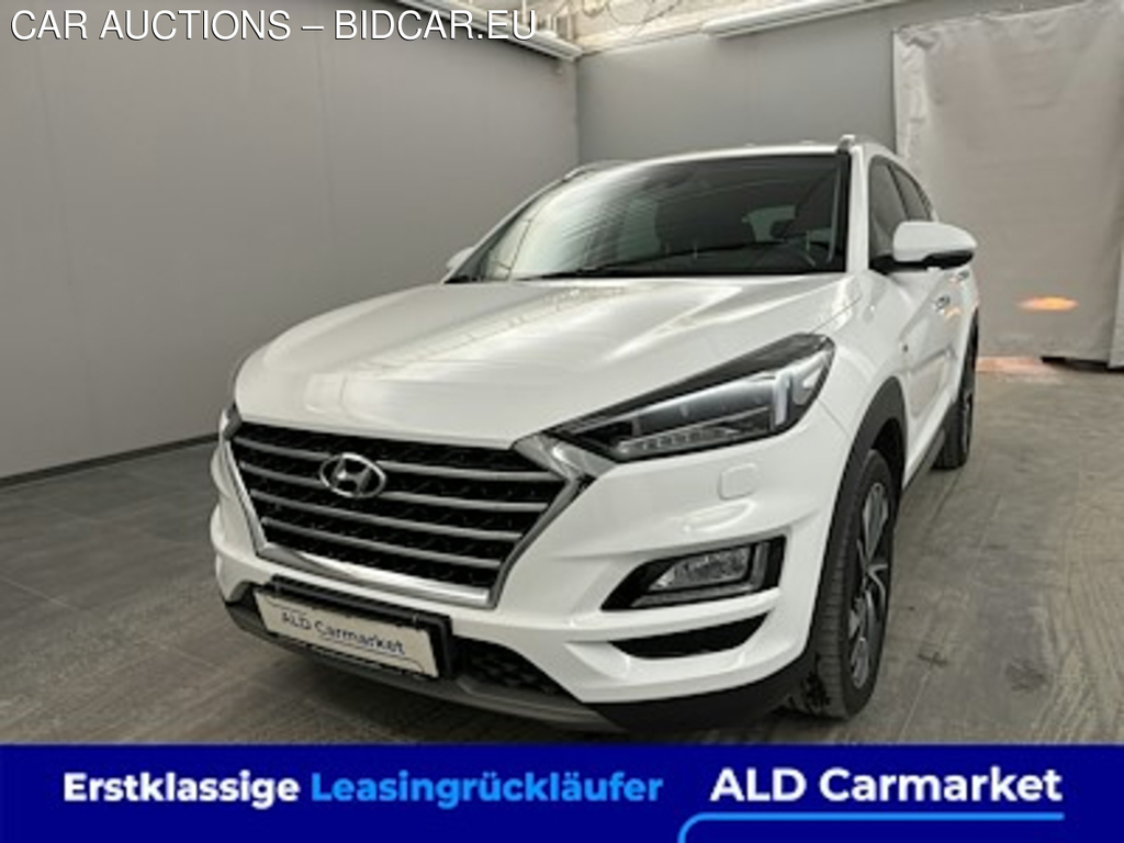 Hyundai Tucson blue 2.0 CRDi 4WD Aut. Premium Geschlossen, 5-turig, Automatik, 8-Gang