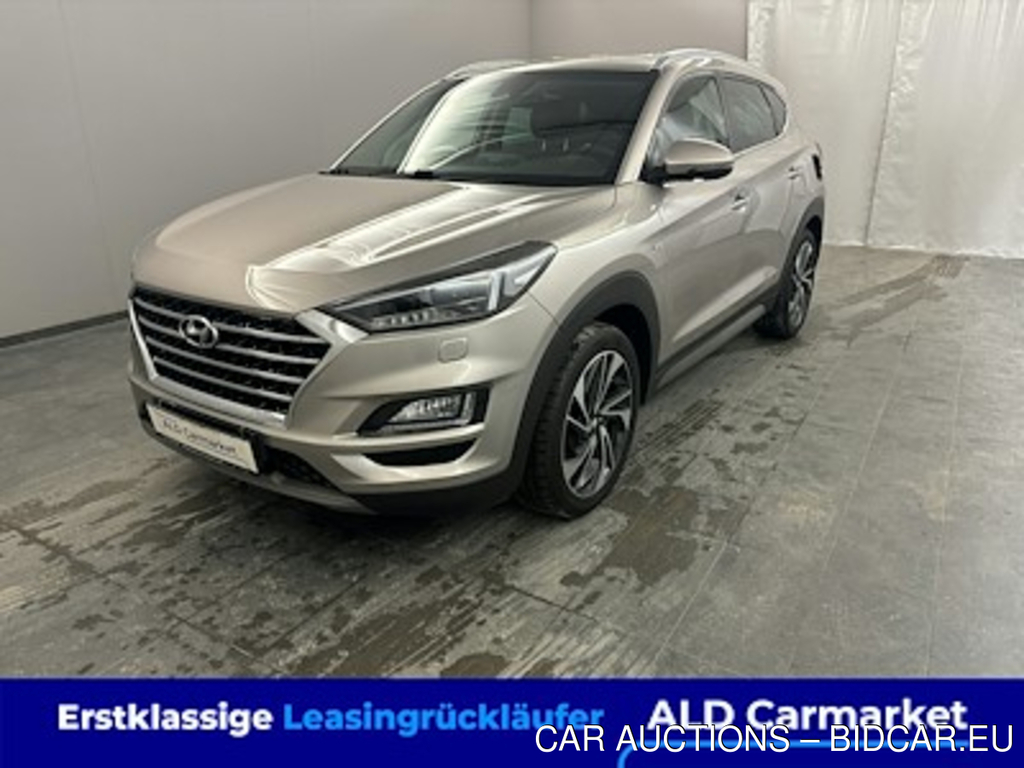 Hyundai Tucson blue 2.0 CRDi 4WD Aut. Premium Geschlossen, 5-turig, Automatik, 8-Gang