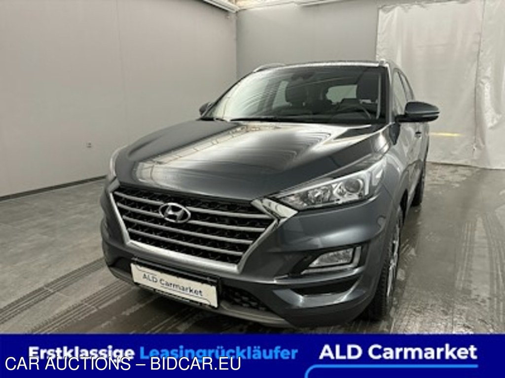 Hyundai Tucson blue 1.6 CRDi 2WD DCT Advantage Geschlossen, 5-turig, Automatik, 7-Gang