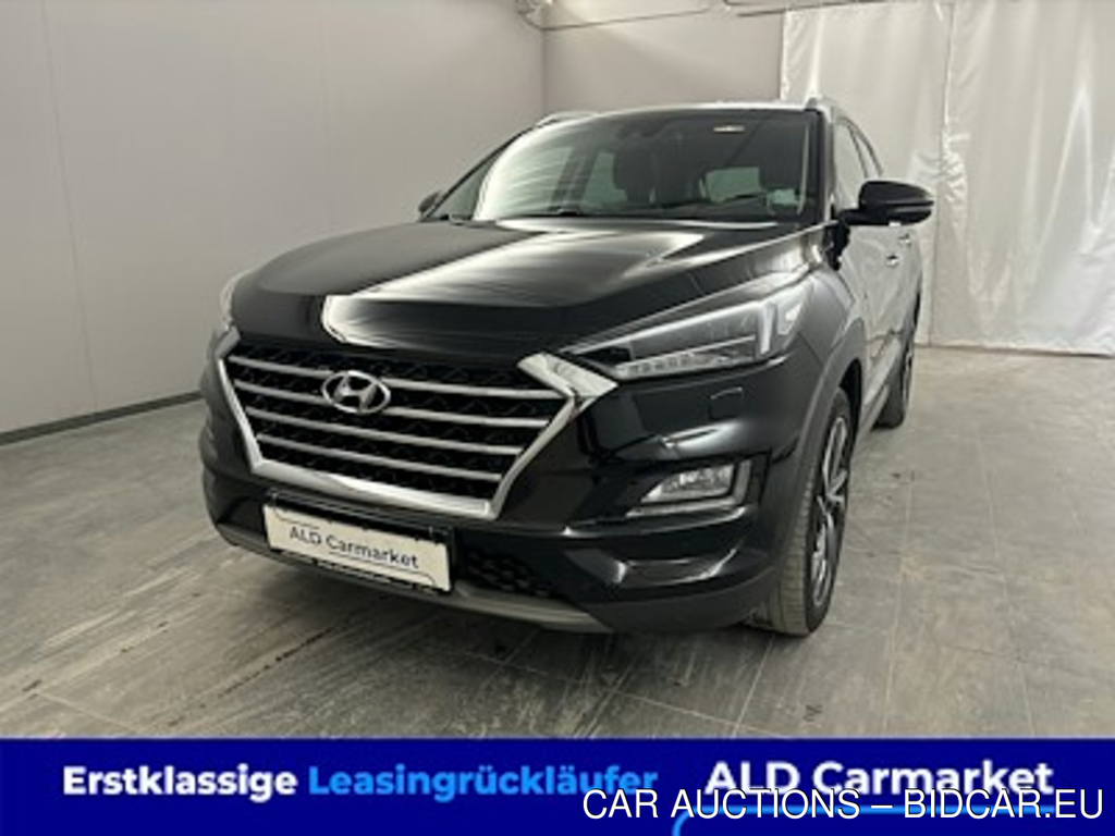 Hyundai Tucson blue 2.0 CRDi 4WD Aut. Premium Geschlossen, 5-turig, Automatik, 8-Gang