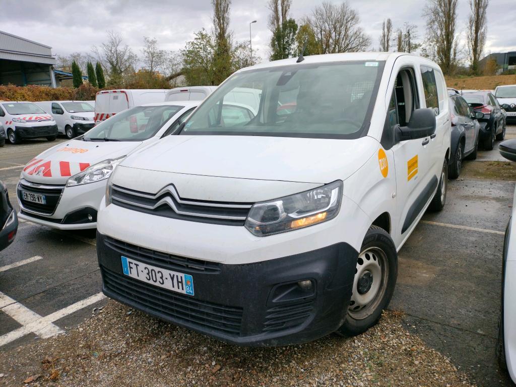 Citroen Berlingo XL Cab App BlueHDi 100 S&amp;S BVM Control VU [5P] bvm 5-100CH-5cv, 2020