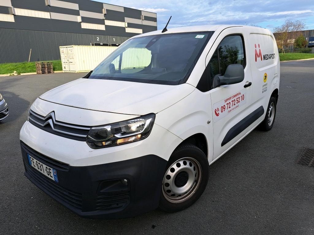 Citroen Berlingo M 1000kg BlueHDi 100 S&amp;S BVM Driver VU [4P] bvm 5-100CH-5cv, 2019