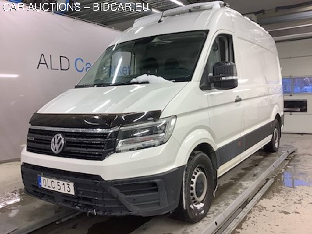 Volkswagen Crafter 35 2.0 tdi lwb 4M !CHECK ENGINE LIGHT ON! Ljus &amp; Sikt-Pak, Inredning, Drag, P-Varmare, B-Kamera, 3-Sits, Auto