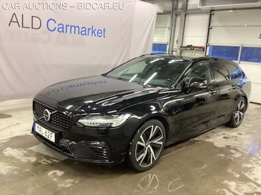 Volvo V90 T6 recharge awd R-Design, Teknik, H/K, Skinn/Alcantara, Drag, BLIS, B-Kamera, Nav, Auto