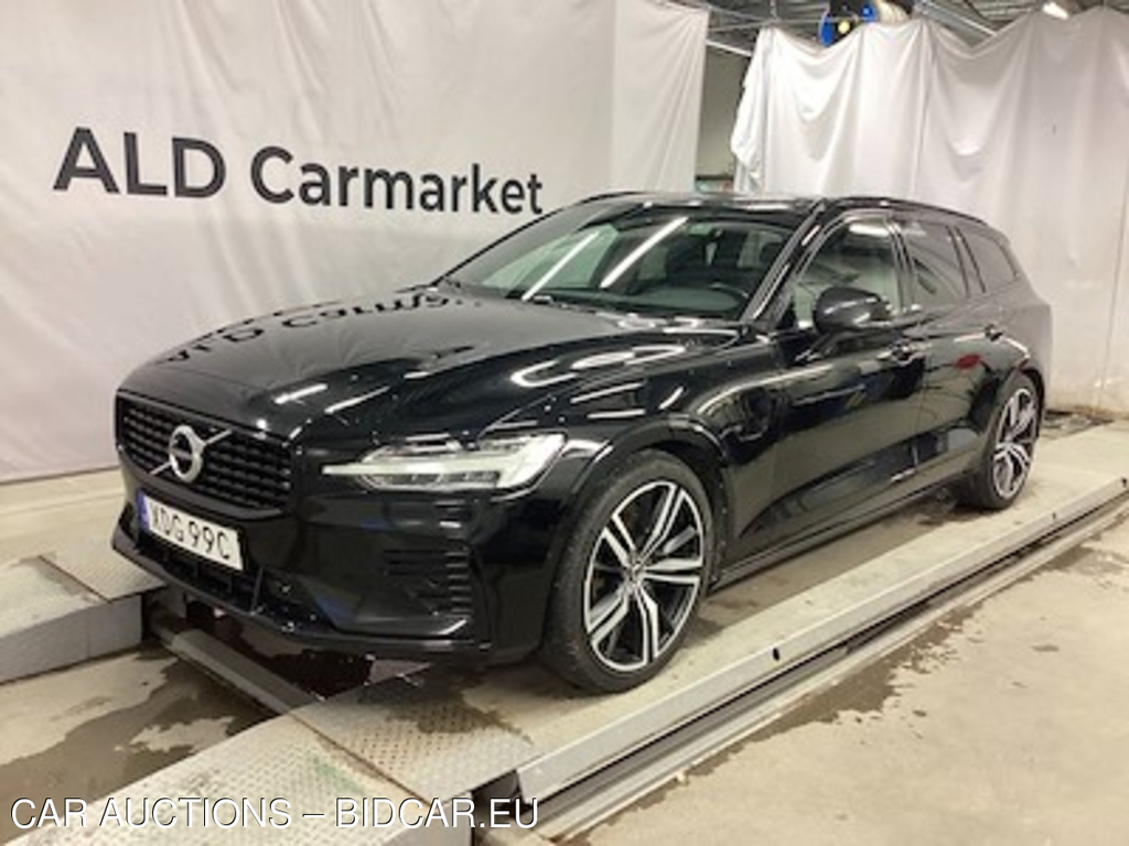 Volvo V60 T6 recharge awd R-Design, Nav-Pro, Skinn/Ty, Drag, B-Kamera, VoC, Auto