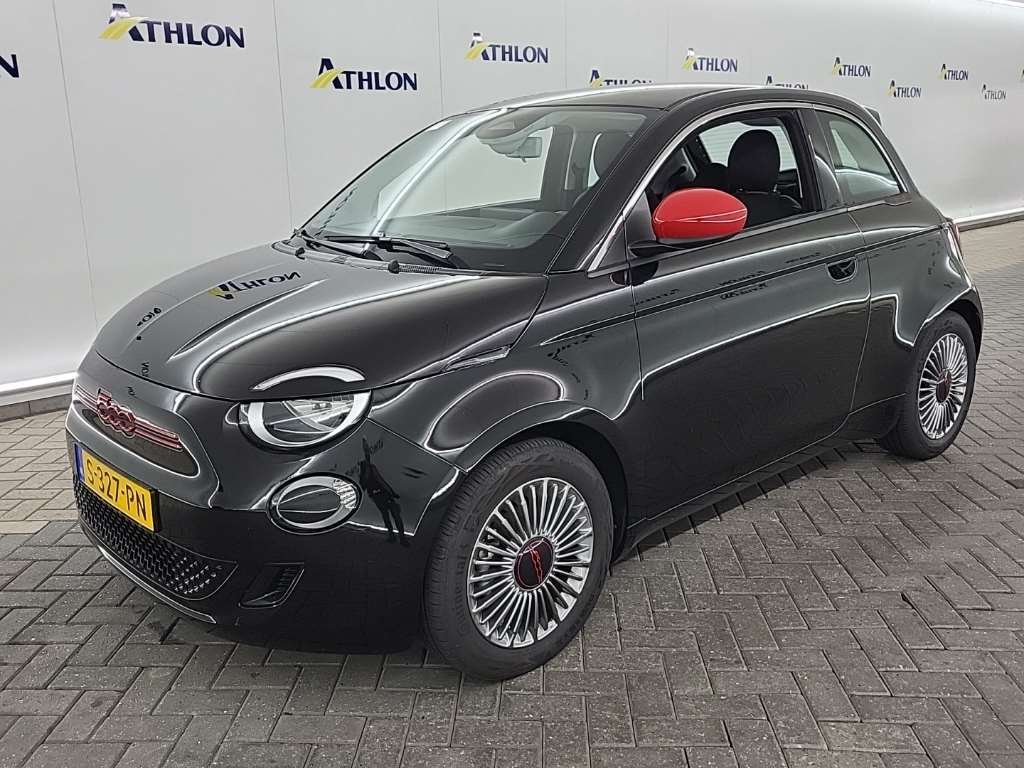 Fiat 500e 24KWH RED 3D 70KW, 2023