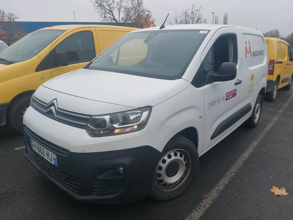 Citroen Berlingo M 1000kg BlueHDi 100 S&amp;S BVM Driver VU [4P] bvm 5-100CH-5cv, 2019