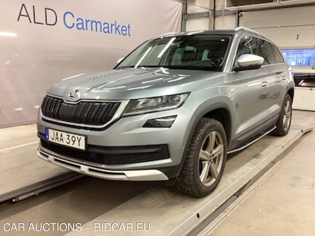 Skoda Kodiaq 2.0 tdi 4x4 Businessline, Scout, Skinn/Alcantara, P-Varmare, Drag, B-Kamera, Canton, Auto