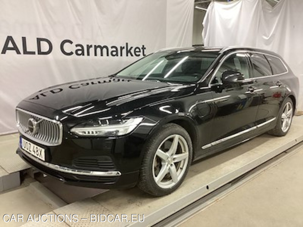 Volvo V90 T6 recharge awd !CRACK IN DRIVERS WINDOW! Inscription Exp, Ljus, Google, Drag, Skinn/Tyg, Drag, VoC, Auto