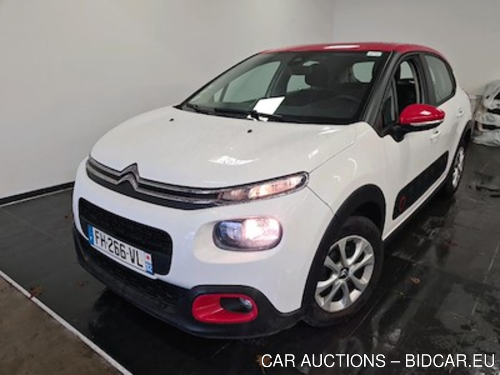 Citroen C3 C3 Ste 1.6 BlueHDi 100ch S&amp;S Feel Nav E6.d-TEMP // 2 PLACES - 2 SEATS