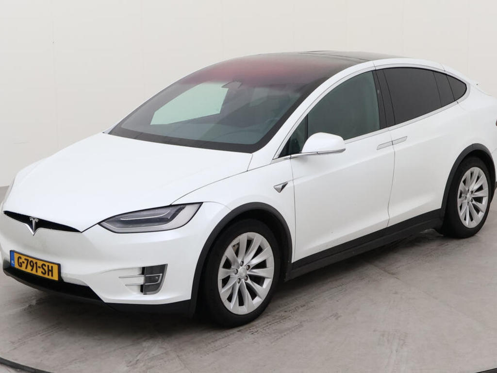 Tesla Model x LONG RANGE AWD 100KWH 417PK 7P LEDER, 2019