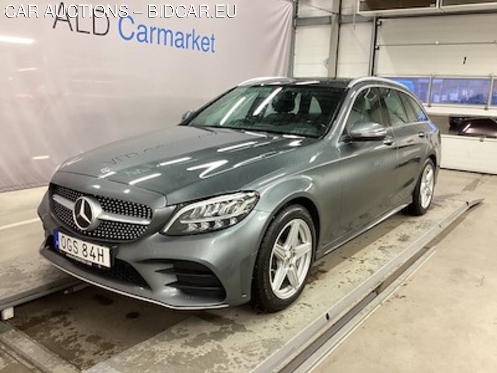 Mercedes-Benz C 220 D T AMG-Line, Skinn/Alcantara, P-Varmare, B-Kamera, Auto