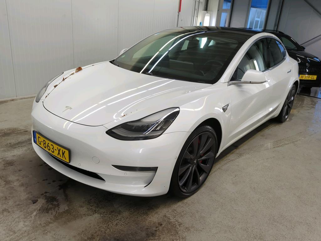 Tesla 3 Model Dual Motor 75kWh AWD Long Range Performance automaat, 2019