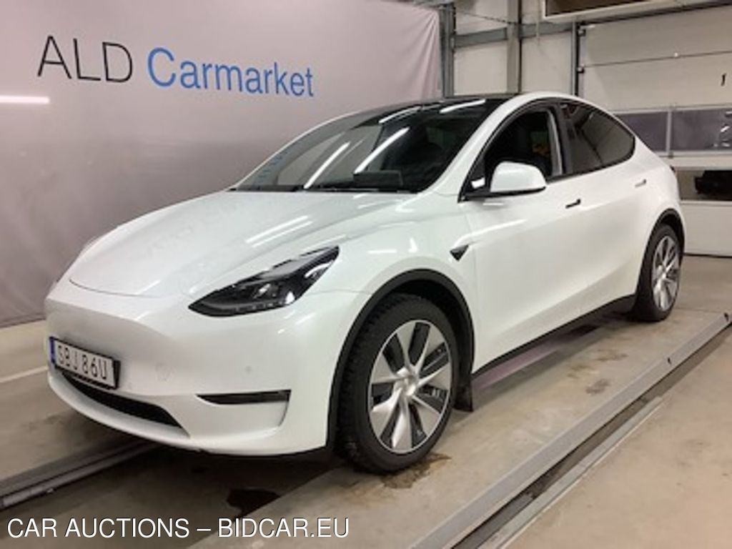 Tesla Model Y long range awd !CRACK IN THE PANORAMA! Pano, Skinn, P-Varmare, B-Kamera, Auto