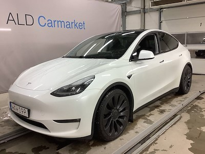 Tesla Model Y performance awd Drag, Skinn, Pano, P-Varmare, Nav, B-Kamera, Auto