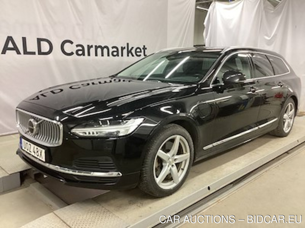 Volvo V90 T6 recharge awd !CRACK IN DRIVERS WINDOW! Inscription Exp, Ljus, Google, Drag, Skinn/Tyg, Drag, VoC, Auto