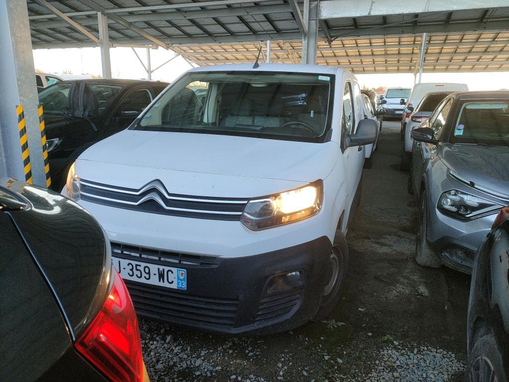 Citroen Berlingo Taille M 650kg BlueHDi 100 S&amp;S BVM Club VU [4P] bvm 5-100CH-5cv, 2019