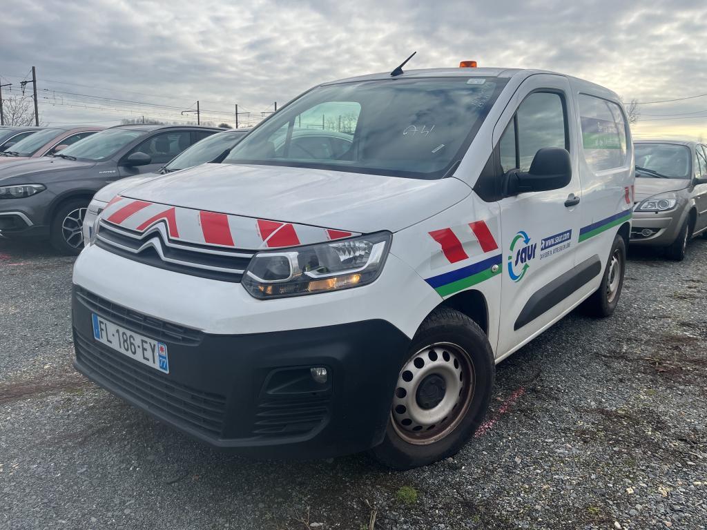 Citroen Berlingo Taille M 1000kg BlueHDi 75 BVM Club VU [4P] bvm 5-75CH-5cv, 2019