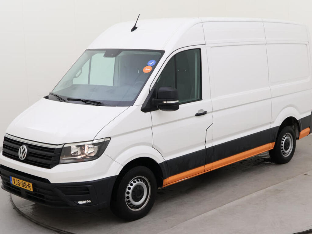 Volkswagen Crafter 2.0 TDI 140PK AUT L3H3 FWD HIGHLINE VERSTERKT CAMERA OPRIJPLAAT, 2021