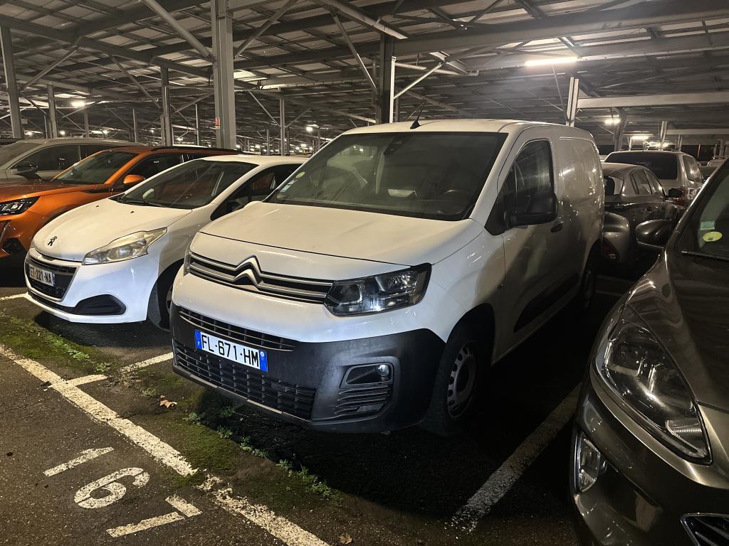 Citroen Berlingo Taille M 1000kg BlueHDi 100 BVM Club VU [4P] bvm 5-100CH-5cv, 2019