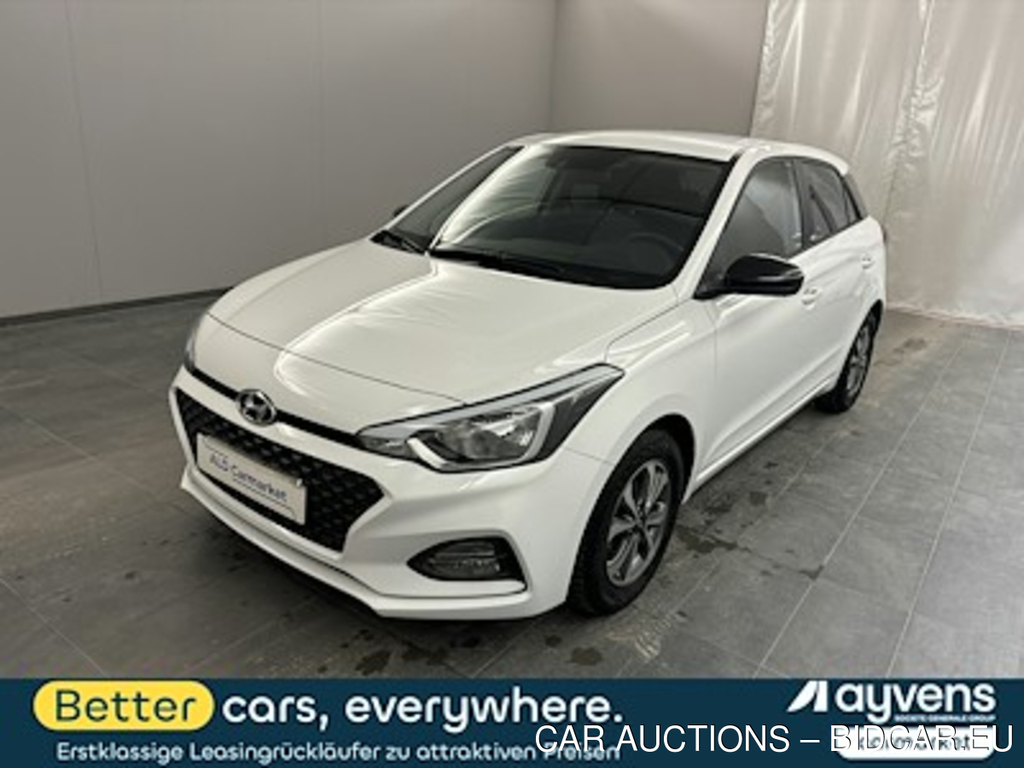 Hyundai I20 blue 1.2 Advantage Limousine, 5-turig, 5-Gang