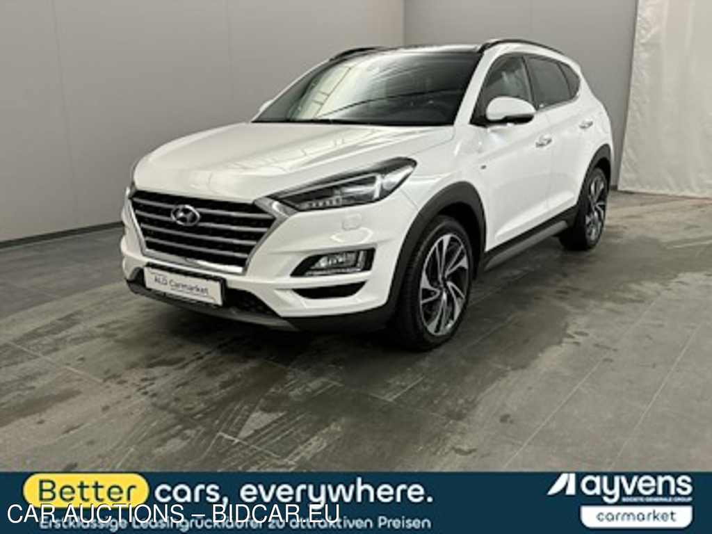 Hyundai Tucson blue 2.0 CRDi 4WD Aut. Premium Geschlossen, 5-turig, Automatik, 8-Gang