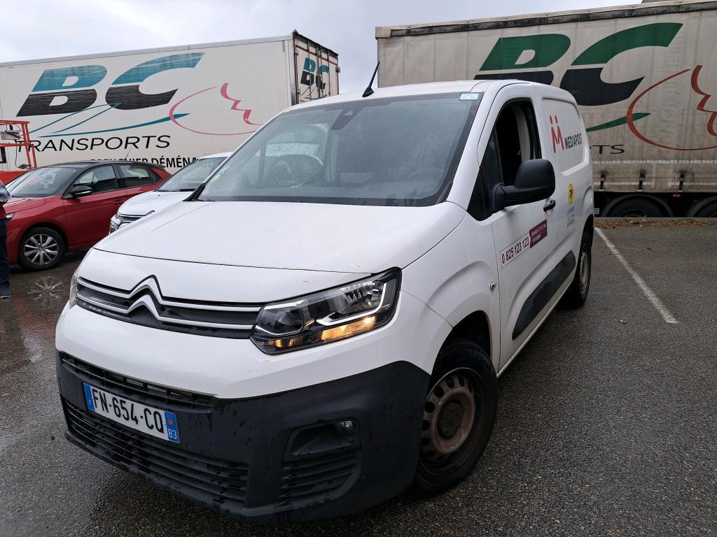 Citroen Berlingo M 1000kg BlueHDi 100 S&amp;S BVM Driver VU [4P] bvm 5-100CH-5cv, 2020