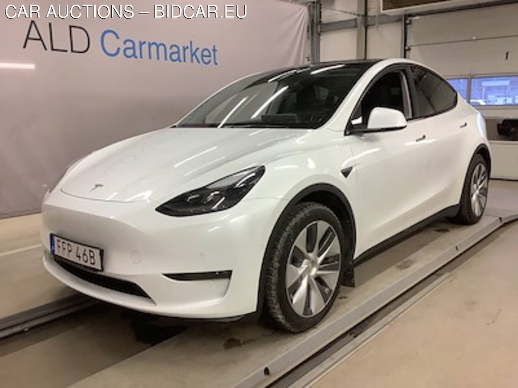 Tesla Model Y long range awd drag Skinn, Pano, P-Varmare, GPS