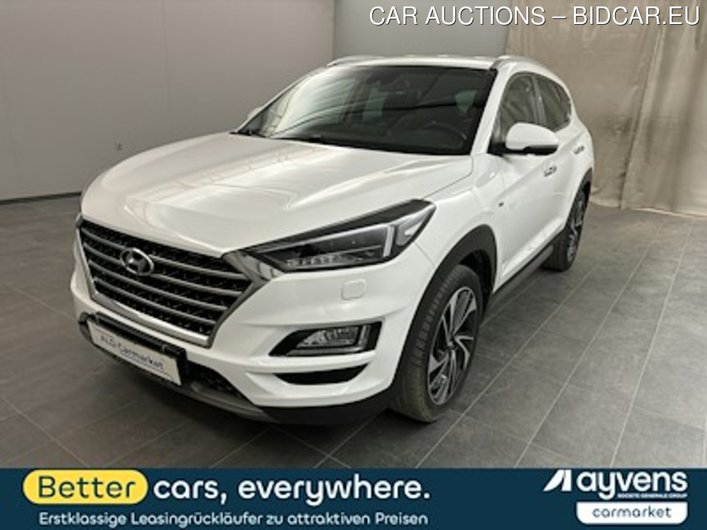 Hyundai Tucson blue 2.0 CRDi 4WD Aut. Premium Geschlossen, 5-turig, Automatik, 8-Gang