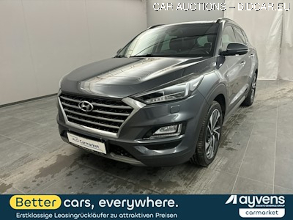 Hyundai Tucson blue 2.0 CRDi 4WD Aut. Premium Geschlossen, 5-turig, Automatik, 8-Gang