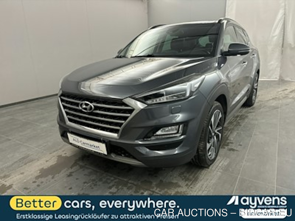 Hyundai Tucson blue 2.0 CRDi 4WD Aut. Premium Geschlossen, 5-turig, Automatik, 8-Gang