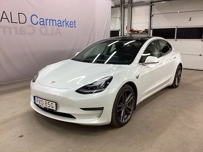 Tesla Model 3 dual motor performance awd Skinn, P-Varmare, Nav, Pano