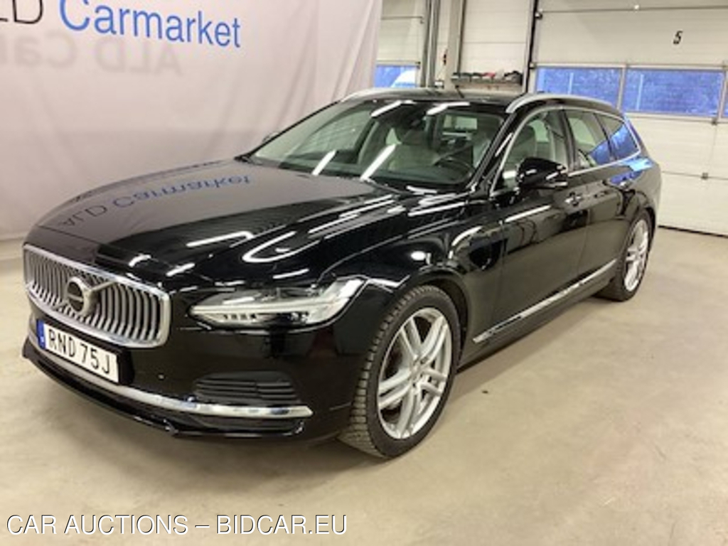 Volvo V90 T6 rcharge awd Inscription Teknik H/K Skinn BLIS Drag B-Kamera Nav VoC