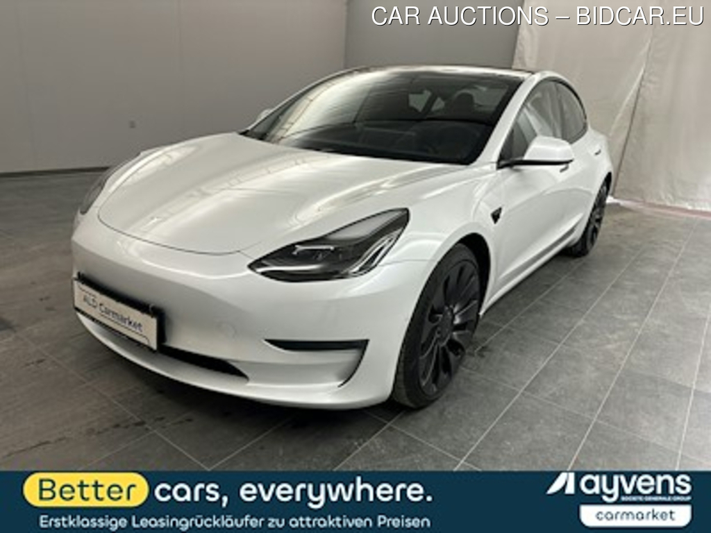 Tesla Model 3 Langstreckenbatt. Allradantrieb Dual Motor Performance Limousine, 5-turig, Direktantrieb, 1-Gang