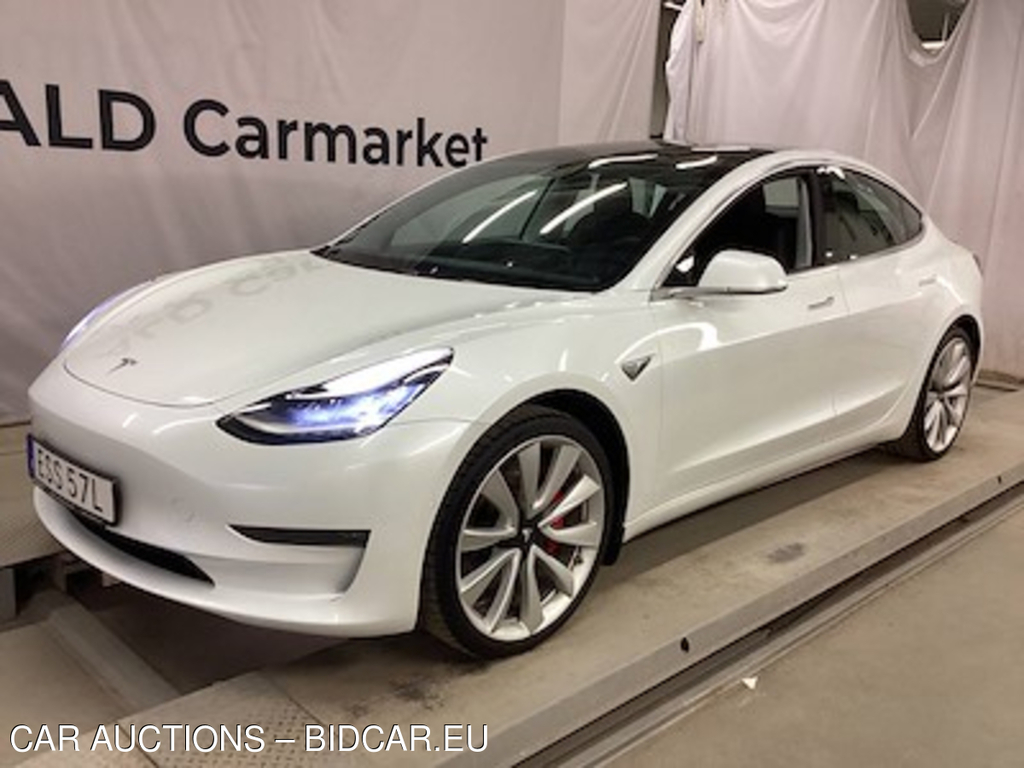 Tesla Model 3 performance awd Skinn, Pano, Nav, P-Varmare