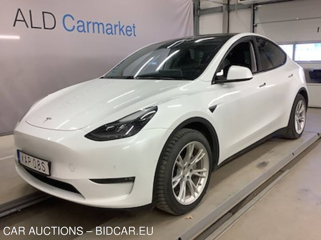 Tesla Model Y longe range awd Skinn, Pano, P-Varmare, Nav