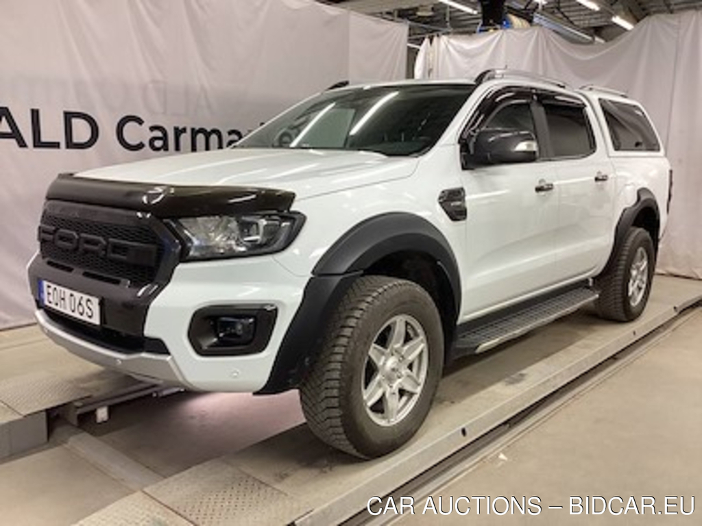 Ford Ranger dubbelhytt 2.0 ecoblue 4x4 Wildtrak Skinn Varmare Drag Kamera Navi Auto