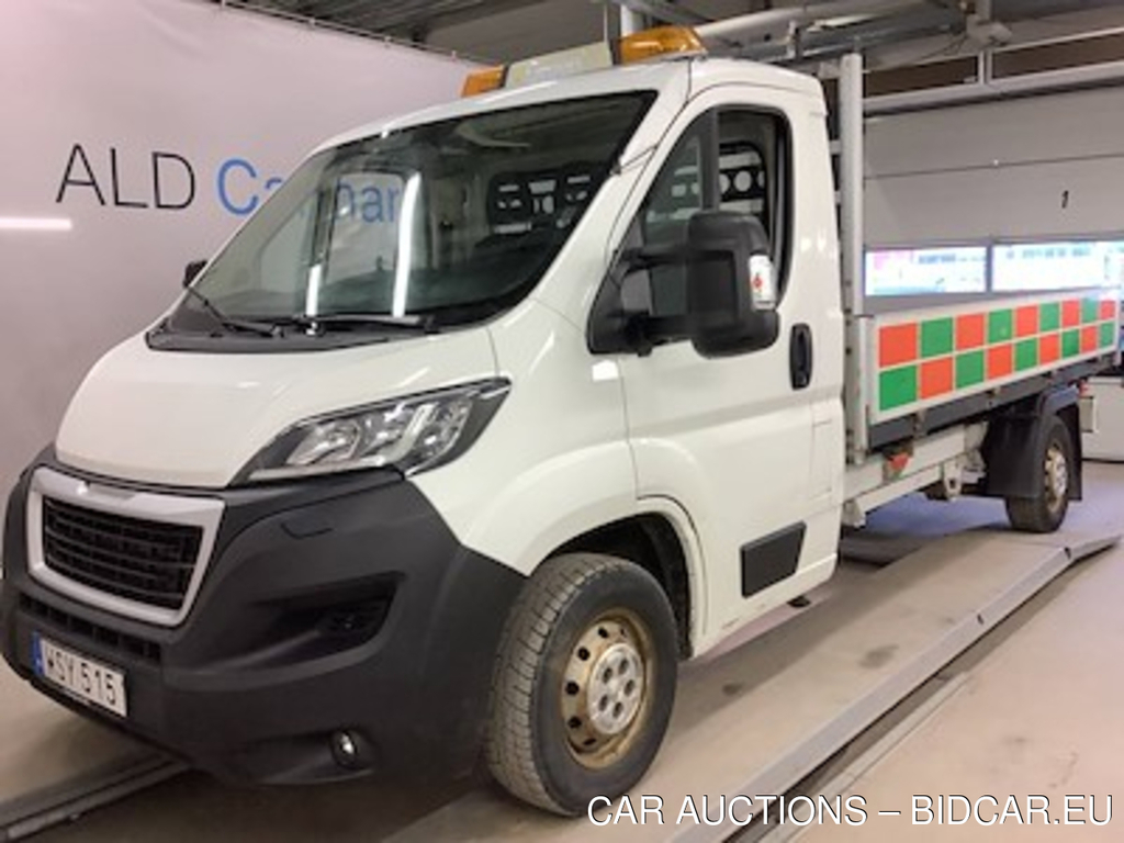 Peugeot Boxer l3800 L3 bluehdi Flak Drag P-Varmare 3-Sits MANUELL
