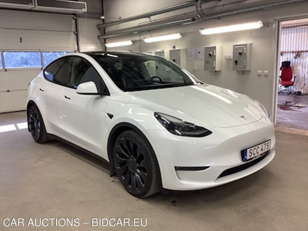 Tesla Model Y performance awd Skinn, Pano, Nav, P-Varmare