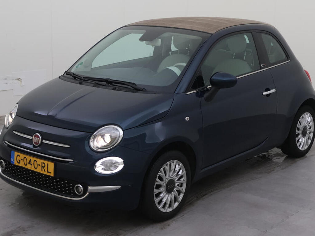Fiat 500 c 0.9 TWINAIR 86PK TURBO LOUNGE NAVI TREKHAAK, 2019