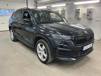 Skoda Kodiaq 2.0 TDI 4x4 200HK Sportline 7-Sits Skinn Cockpit Canton Varmare Drag Kamera