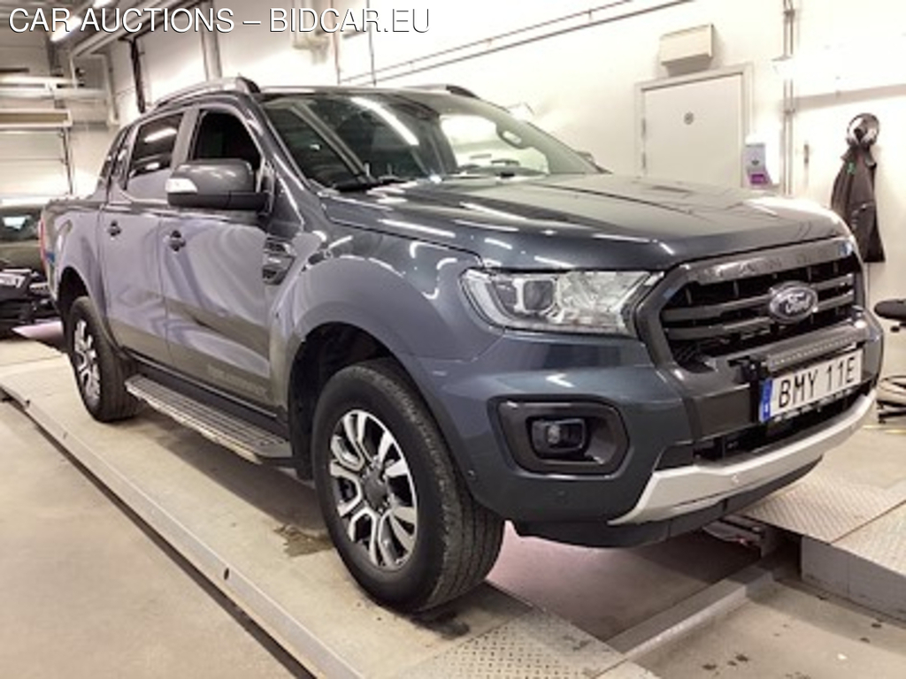 Ford Ranger 2.0 ECOBLU 4X4 DOUBLE CAB WILDTRAK Premium Drag Kamera Skinn Auto