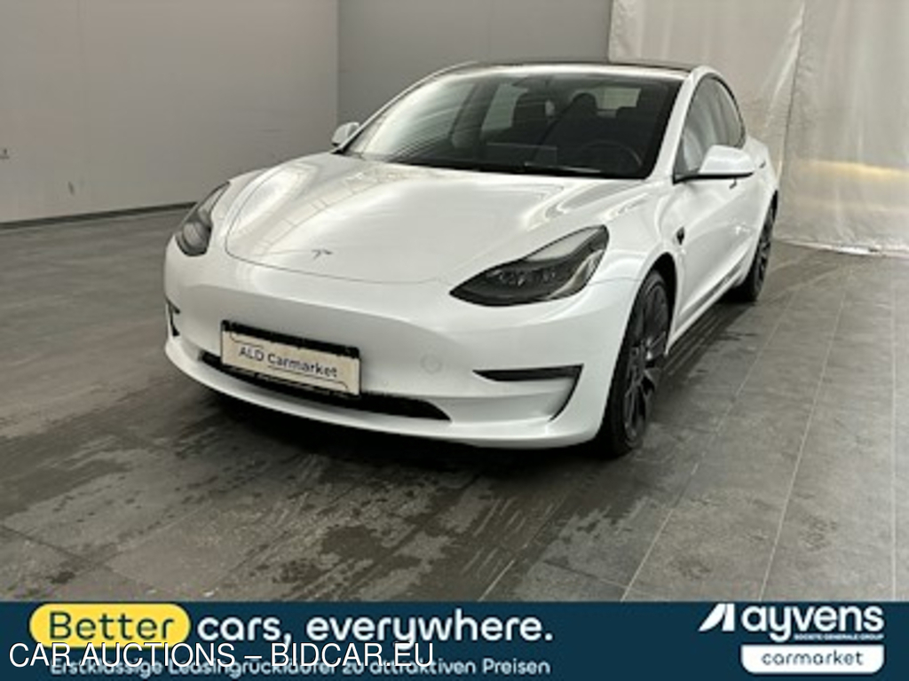 Tesla Model 3 Langstreckenbatt. Allradantrieb Dual Motor Performance Limousine, 4-turig, Direktantrieb, 1-Gang